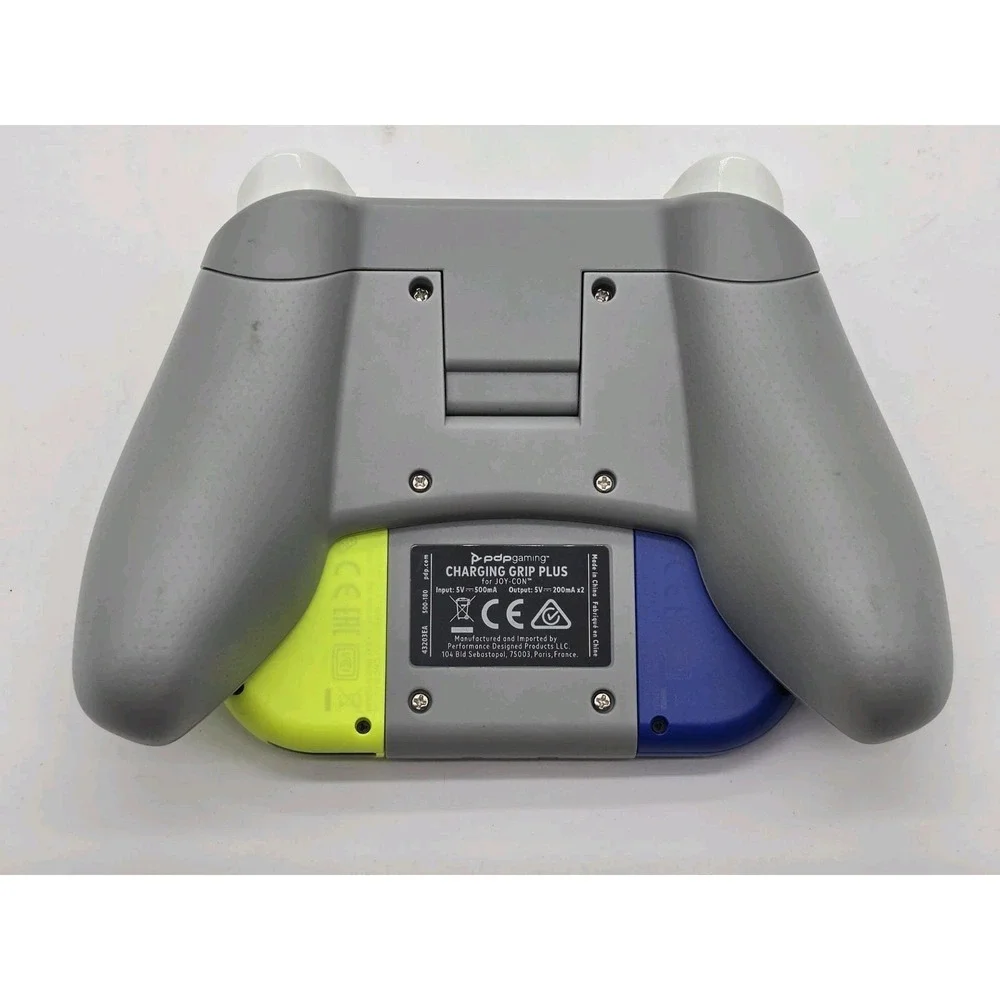 Nintendo Switch Joycon BLUE L & YELLOW R & Charging Grip